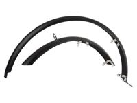 Spatbordset staal 28 matzwart