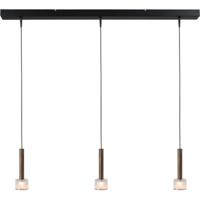 Masterlight 3-lichts hanglampFabro led - antiek koper - 2991-05-10-100-3