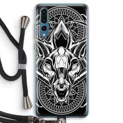 Oh Deer: Huawei P20 Pro Transparant Hoesje met koord