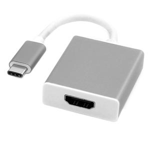 ROLINE 12.03.3210 video kabel adapter 0,1 m USB Type-C HDMI Zilver