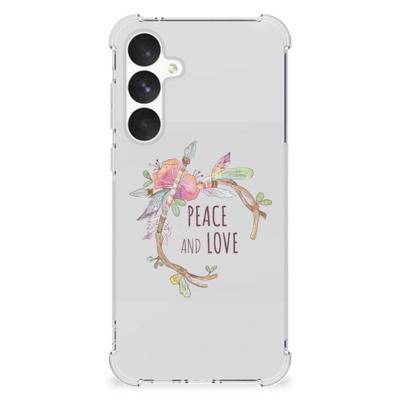 Samsung Galaxy A55 Stevig | Bumper Hoesje | Boho Text