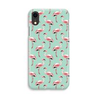 Flamingoprint groen: iPhone XR Volledig Geprint Hoesje Flamingoprint groen: iPhone XR Volledig Geprint Hoesje