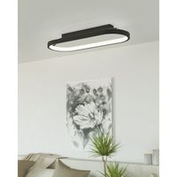 EGLO Codriales Plafondlamp - LED - 79 cm - Zwart/Wit - Dimbaar - thumbnail