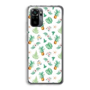 Ananas bladeren: Xiaomi Redmi Note 10 Pro Transparant Hoesje