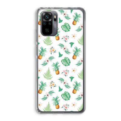 Ananas bladeren: Xiaomi Redmi Note 10 Pro Transparant Hoesje