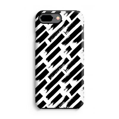 Zwarte vegen: iPhone 7 Plus Tough Case