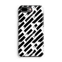 Zwarte vegen: iPhone 7 Plus Tough Case