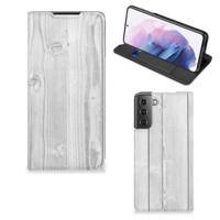 Samsung Galaxy S21 Plus Book | Wallet Case | White Wood