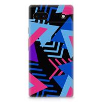 Google Pixel 6A | TPU Hoesje | Funky Triangle