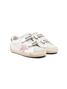 Golden Goose Kids baskets Old School à attache scratch - Blanc