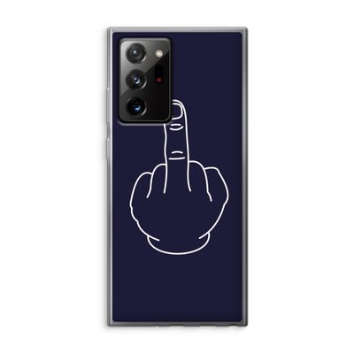 F**k U: Samsung Galaxy Note 20 Ultra / Note 20 Ultra 5G Transparant Hoesje