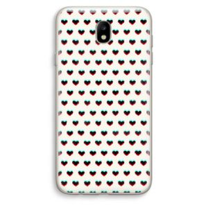 Hartjes: Samsung Galaxy J7 (2017) Transparant Hoesje