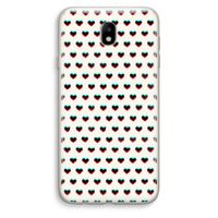 Hartjes: Samsung Galaxy J7 (2017) Transparant Hoesje