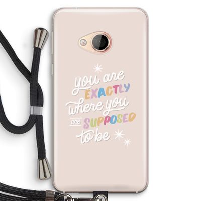 Right Place: HTC U Play Transparant Hoesje met koord