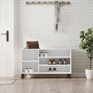 VidaXL Schoenenkast 102x36x60 cm bewerkt hout wit