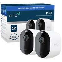 ARLO Pro 5 Spotlight Security Camera with 2x Camera Kit VMC4260P-100EUS IP-Bewakingscameraset WiFi Met 2 cameras 2688 x 1520 Pixel - thumbnail