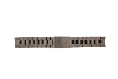 Horlogeband Fossil FS4608 Staal Paars 22mm