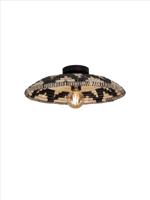 GOOD&MOJO Plafondlamp 'Andros' Zeegras, 45cm, kleur Zwart/Naturel