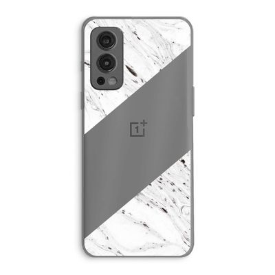 Biggest stripe: OnePlus Nord 2 5G Transparant Hoesje