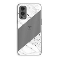 Biggest stripe: OnePlus Nord 2 5G Transparant Hoesje
