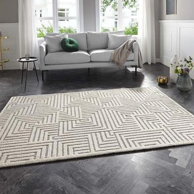 Vloerkleed Manipu - Creme maat: 170x120cm - materiaal: Polypropyleen - Dekbed-Discounter.nl