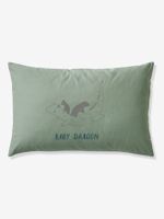 Kussensloop baby DRAGON groen