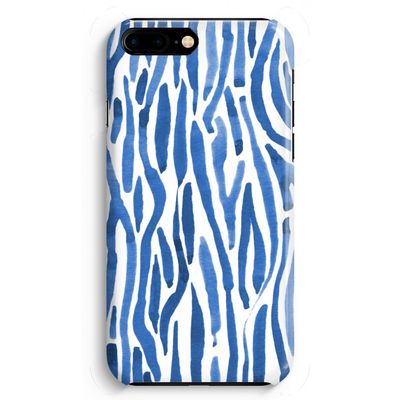 Blauwe nerven: iPhone 8 Plus Volledig Geprint Hoesje