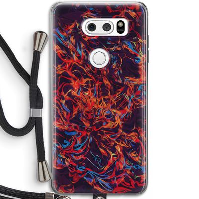 Lucifer: LG V30 Transparant Hoesje met koord