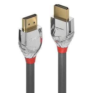 LINDY 37874 HDMI-kabel HDMI Aansluitkabel HDMI-A-stekker, HDMI-A-stekker 5.00 m Grijs 4K UHD