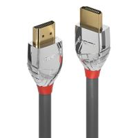 LINDY 37874 HDMI-kabel HDMI Aansluitkabel HDMI-A-stekker, HDMI-A-stekker 5.00 m Grijs