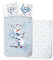 Frozen Olaf Dekbedovertrek 100 x 135 cm - Katoen - 40 x 60 cm