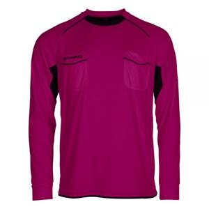 Stanno 429003 Bergamo Referee Shirt l.m. - Fuchsia-Black - XL