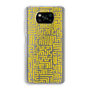 Majorelle Blue Print: Xiaomi Poco X3 NFC Transparant Hoesje