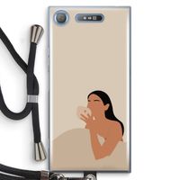 Fresh coffee: Sony Xperia XZ1 Transparant Hoesje met koord