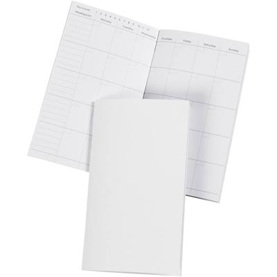 Creativ Company Notitieboek, afm 9,5x16,6 cm, aantal pagina&apos;s 34, 100 gr, wit, 1 stuk