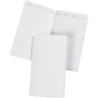 Creativ Company Notitieboek, afm 9,5x16,6 cm, aantal pagina&apos;s 34, 100 gr, wit, 1 stuk