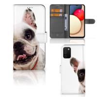 Samsung Galaxy A03s | Telefoonhoesje | Met pasjeshouder | Franse Bulldog