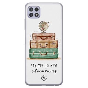 Samsung Galaxy A22 5G siliconen hoesje - Wanderlust