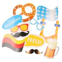 Oktoberfest foto prop set - 10-delig - Duits bier festival/thema feest - photo booth