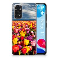 Xiaomi Redmi 10 | Redmi Note 11 4G TPU Case Tulpen - thumbnail