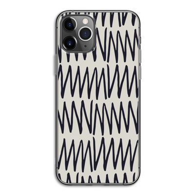Marrakech Zigzag: iPhone 11 Pro Transparant Hoesje