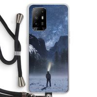 Wanderlust: Oppo A94 5G Transparant Hoesje met koord