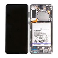 Samsung Galaxy S21+ 5G LCD Display (Servicepack) GH82-24555C - Zilver - thumbnail