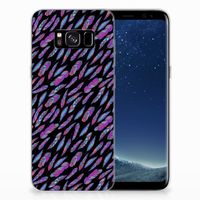 Samsung Galaxy S8 TPU bumper Feathers Color - thumbnail