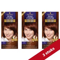 Schwarzkopf Poly Color Haarverf Creme 71 Mahonie Voordeelverpakking - 3 stuks