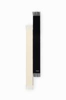 Asymmetrische tweekleurige sjaal - BLACK - U