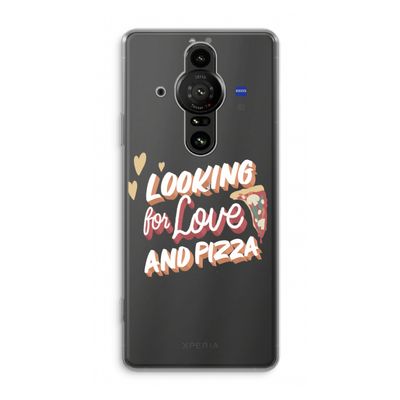 Pizza is the answer: Sony Xperia Pro-I Transparant Hoesje