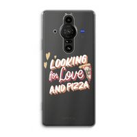 Pizza is the answer: Sony Xperia Pro-I Transparant Hoesje