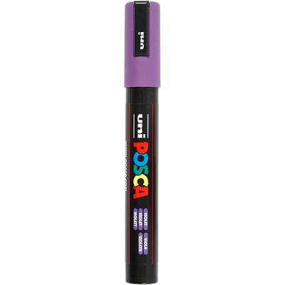 Uni-Posca Posca marker, afm pc-5m, lijndikte 2,5 mm, medium, violet, 1 stuk