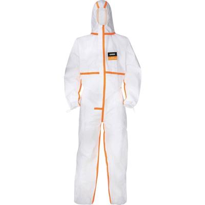 uvex 4B 9837510 Wegwerp overall Maat: M Wit, Oranje